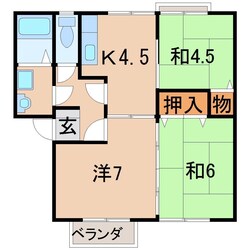 メゾン游Bの物件間取画像